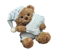 Cartoon Bear Plush Toy, 25x13x40cm, PP Cotton Material, Soft Stuffed Animal Doll, Cute Design, Cuddling, Nap Time, Decorative Display, Playing