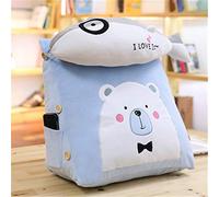 Cartoon Bedside Cushion Headrest Bay Window Leisure Nap Pillow Sofa Bed Cushions Removable and Washable Super Soft PP Cotton (Color : A) (B)
