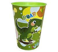 CARTOON Bicchiere per bambini Dinosauri in plastica riutilizzabile 260 ml BPA Free