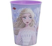 CARTOON Bicchiere per bambini in plastica riutilizzabile 260 ml BPA Free (Frozen (1))