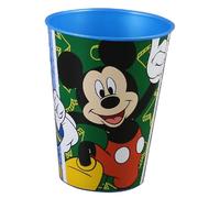 CARTOON Bicchiere per bambini in plastica riutilizzabile 260 ml BPA Free (Topolino)