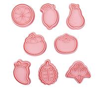 Cartoon Biscotti Kit, 8 Stampi per Biscotti in Silicone per Cottura Stampi per Biscotti Divertenti Cartoni Animati, Biscotti di Pasqua per Cookie Impasto, Pasticcini, Ciambelle, Fondant, Sugarcraft