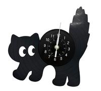 Cartoon Black Cat Wall Orologio Cute decorazioni per la casa per cucina