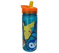 CARTOON Borraccia in tritan Pikachu Pokémon ecozen con beccuccio ripiegabile bottiglia per bambini 580 ml BPA Free