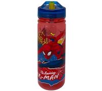 CARTOON Borraccia in tritan Spiderman Marvel ecozen con beccuccio ripiegabile bottiglia per bambini 580 ml BPA Free