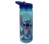 CARTOON Borraccia in tritan Stitch Disney ecozen con beccuccio ripiegabile bottiglia per bambini 580 ml BPA Free