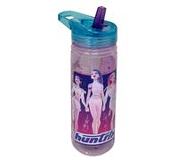 CARTOON Borraccia K-Pop Demon Hunters Huntrix 580 ml in Tritan con Cannuccia Integrata e Beccuccio Ribaltabile Senza BPA Bottiglia Sportiva per Scuola Palestra e Tempo Libero
