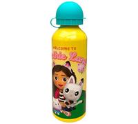 CARTOON Borraccia per bambini in alluminio Gabby's Dollhouse bottiglia da 500 ml con beccuccio