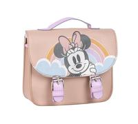 CARTOON Borsa da passeggio Minnie Disney per bambine borsa a tracolla modello a cartella 18,5 x 16,5 x 5 cm