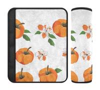 Cartoon Cachi Frutta Bianco 2 pz seggiolino auto Strap Pads Imbottito Stop cintura di sicurezza taglio nel collo per camion Protector para cinturón de carro