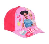 CARTOON Cappello con Visiera Barbie Berretto Fucsia Estivo per Bambini Regolabile Protezione dai Raggi UV