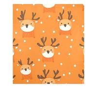 Cartoon Carino Arancione Natale Cervo magnetico copertura della porta riutilizzabile caduta magneti frigorifero decorazione vacanza