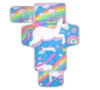 Cartoon Carino Bianco Arcobaleno Unicorni Riutilizzabili Baby Pee Pads con Tasca in Tessuto Pannolino Fasciatoio Pad per Ragazza & Ragazzo cambiadores de pa?ales para Bebes