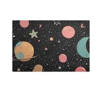 Cartoon Carino Colorato Pianeta Universo Caffè Mat per il Piano di Lavabo In Pelle Assorbente Acqua Caffettiera Mats per Cucina