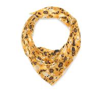 Cartoon Carino Halloween Zucca Arancione Bianco Quadrato Testa di seta sciarpa sciarpa scialle essenziale sciarpa di seta per le donne avvolgere i capelli dormire per Natale sciarpa bufandas para