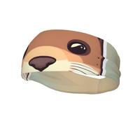 Cartoon Carino Lontra Stampa Stile Funzionalità Sport Sweatband Per Uomini Donne Elastico Fascia Traspirante