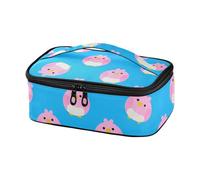 Cartoon Carino Uccello Rosa Degli Uomini Borsa del Pranzo Grande Capacità Tote Bag Termico Lunch Boxes per Lakeras loncheras para Mujer Bonitas