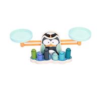 Cartoon cartone animato in legno Equilibrio animale per bambini Bambini Educational Set Math Learning Game Incoraggia la risoluzione dei problemi adatto per oltre 36 mesi