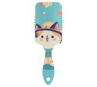 Cartoon Cat Fish spazzole antistatiche per gli uomini Progettato spazzola asciutta bagnata per capelli bagnati con manico ergonomico cepillos para cabello