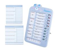 Cartoon Checklist Chore Chart - Visual Schedule Planning Board, Map | Kids Chore Chart For Children Home School Stationery Traveling Classroom Daily Routine Task Tracker Responsibility Memo Pad.
