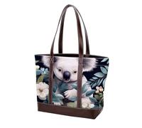 Cartoon Cherry-1739 Fashion Washed durevole borsa in pelle per le donne Top Handle Ladies Borse a tracolla con tasche cerniera, Multicolore 10, 33.8x12x31cm/13.3x4.7x12.2 in
