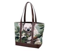 Cartoon Cherry-1739 Fashion Washed durevole borsa in pelle per le donne Top Handle Ladies Borse a tracolla con tasche cerniera, Multicolore 09, 33.8x12x31cm/13.3x4.7x12.2 in