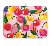 Cartoon Cherry Multicolore Controsoffitto Accessori Cucina Essiccazione Piatto stuoia Stuoie per Cucina Grande 18 x 24