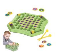 Cartoon Chess Board Game - 31,5 x 31,5 x 4 cm Set Pvc, Fun Animal Matching Challenge, Two Player Strategy Play, Nostalgic Wooden Style Design | Reversi Board for Kids Family Kindergarten Travel