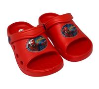 CARTOON Ciabatte Spiderman Marvel sabot con punta aperta per bambini pantofole in EVA per casa piscina mare tempo libero