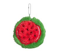 Cartoon Coin Purse - Plush Fruit Shape Small Wallet, Soft Keychain Bag