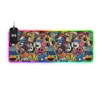 Cartoon Collage Ricarica Wireless Incandescente animale pad per il gioco grande scrivania animale pad desktop mat mousepad grande studio impermeabile 80x30 cm