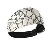 Cartoon Color Puzzle Raffreddamento yoga fascia elastica per il sudore per make up Ciclismo Calcio bandas para el sudor