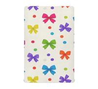 Cartoon Colorful Bow Bianco presepe lenzuola bambino biancheria da letto Per la ragazza 52 ''x28 '' sábanas de cuna para