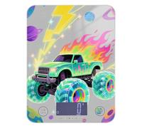 Cartoon Cool Green Truck Roasting Scale per il cibo 12 lb/1 oz, 5kg/5g Smart Kitchen Essential Bilancia con 4 Unità per Dieta Preparazione Pasto Spezie peso Digital para comida