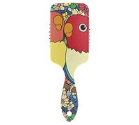 Cartoon Cool White Pappagallo Uccello delicato massaggio spazzole per capelli Progettato cuoio capelluto massaggiatore spazzola per capelli bagnati con manico ergonomico cepillo para cabello