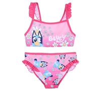 CARTOON Costume da Bagno Bluey Costume Due Pezzi Bikini Abbigliamento Mare Piscina Beachwear per Bambini