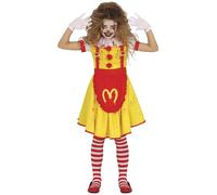 CARTOON Costume miss mckiller per bambini travestimento clown horror carnevale halloween feste a tema cosplay