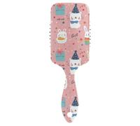 Cartoon Cute Animals Blush Colore spazzola per capelli delicata con fori Progettato cuoio capelluto massaggiatore spazzola per capelli lisci con manico ergonomico cepillo para cabello