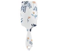 Cartoon Cute Black and White Animal Flowers carino massaggio spazzola per la crescita dei capelli Progettato bagnato spazzola asciutta per capelli ricci con manico ergonomico cepillos para cabello