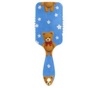 Cartoon Cute Brown Teddy Bear carino spazzole per gli uomini Progettato massaggiatore cuoio capelluto per tutti i tipi di capelli con manico ergonomico cepillo para cabello de mujer