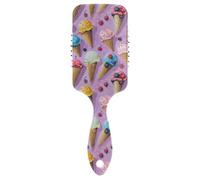 Cartoon Cute Color Ice Cream antistatico spazzola per capelli secchi Spazzola da massaggio progettata per la crescita dei capelli con manico ergonomico cepillo para definir rizos