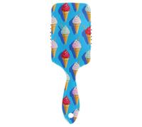 Cartoon Cute Color Ice Cream pennello carino per capelli fini Progettato massaggiatore testa per capelli spessi con manico ergonomico cepillo para cabello de mujer
