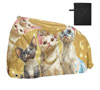Cartoon Cute Devon Rex Cats Realistico Stile Impermeabile Bike Cover con Fori di Blocco Interno Esterno Storage Road Bike Copertura Adatto per la maggior parte impermeabile para