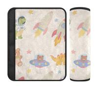 Cartoon Cute Dinosaur Razzi 2 pz Spalline per cintura di sicurezza protegge il collo e le spalle per Van forro para cinturon de seguridad
