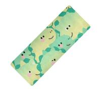 Cartoon Cute Dinosaur Verde stampato yoga mat con borsa di spessore 1 mm Per yoga caldo antiscivolo, con borse tapete para ejercicio 180x66 cm
