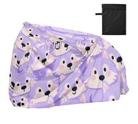 Cartoon Cute Fox Viola Impermeabile Bike Covers con fori di bloccaggio Resistente ai raggi UV Indoor Outdoor Storage Copertura Moto Adatto per la maggior parte capa para moto