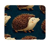 Cartoon Cute Hedgehog Tappetino Mouse Antipolvere Tappetini per Il Mouse Bordo Cucito Mousemat per Lavoro Ufficio Laptop 25X30Cm