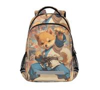 Cartoon Cute Kung Fu Dog Cool Progettato zaini alla rinfusa per bambini con grande borsa libri per 10-12 anni mochila para ni?a