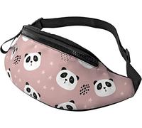 Cartoon Cute Panda Bear Casual per uomo Donna Cintura regolabile per viaggiare Escursionismo Ciclismo Corsa Festival Rave