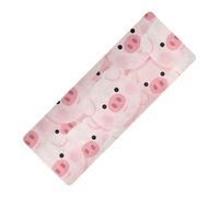 Cartoon Cute Pig Pink stampato sottile yoga mat Spessore 1 mm per gli uomini antiscivolo, con borsa yoga per tappetino tapete para ejercicio 180,3 x 66 cm